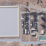 Using horizontally connected salt caverns for compressed air storage